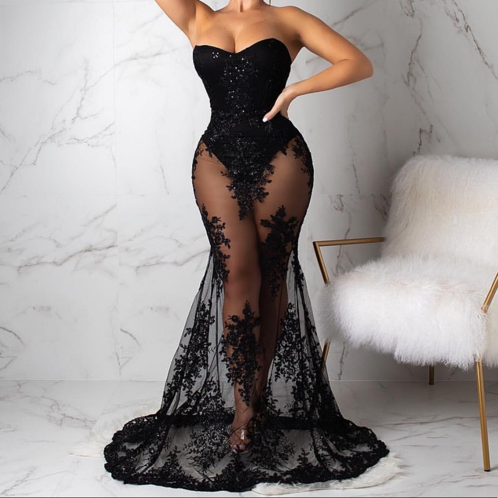 Black gown